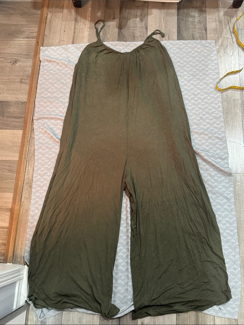 Olive Wide-Leg Women's Jumpsuit